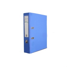 زونکن وارداتی، تیگل دار با جلد کتان و لبه فلزی  سایز A4 عطف 7/5 -آبی  (قفل نو وارداتی - آستر وارداتی - تیگل وارداتی - لبه فلزی وارداتی - میخ وارداتی  )مونتاژ در ایران  